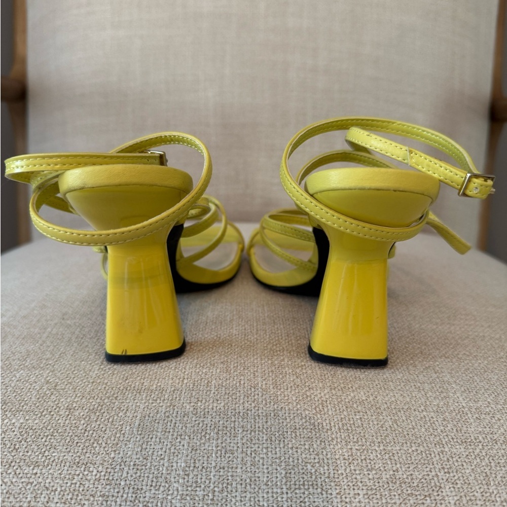 Zara Neon Block Heels - Picture 5 of 8